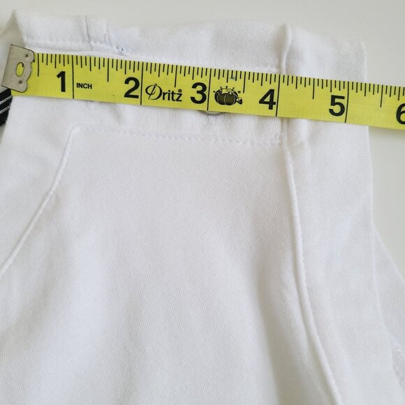 Nautica Women's White Sleeveless Button Shoulder Top Cotton XXL New w/ Tags Gift - Picture 8 of 10